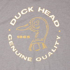 Monoline Duck Short Sleeve Tee - Heather Grey