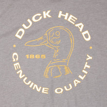 Load image into Gallery viewer, Monoline Duck Short Sleeve Tee - Heather Grey