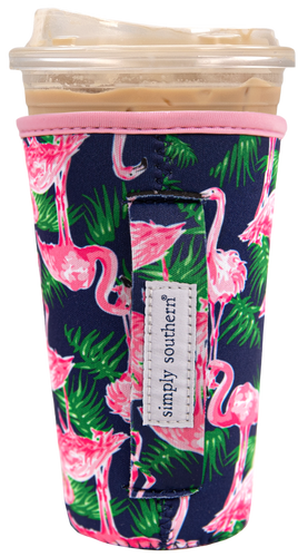 Simply Southern Drink Holder Large(30-32oz) Flamingo