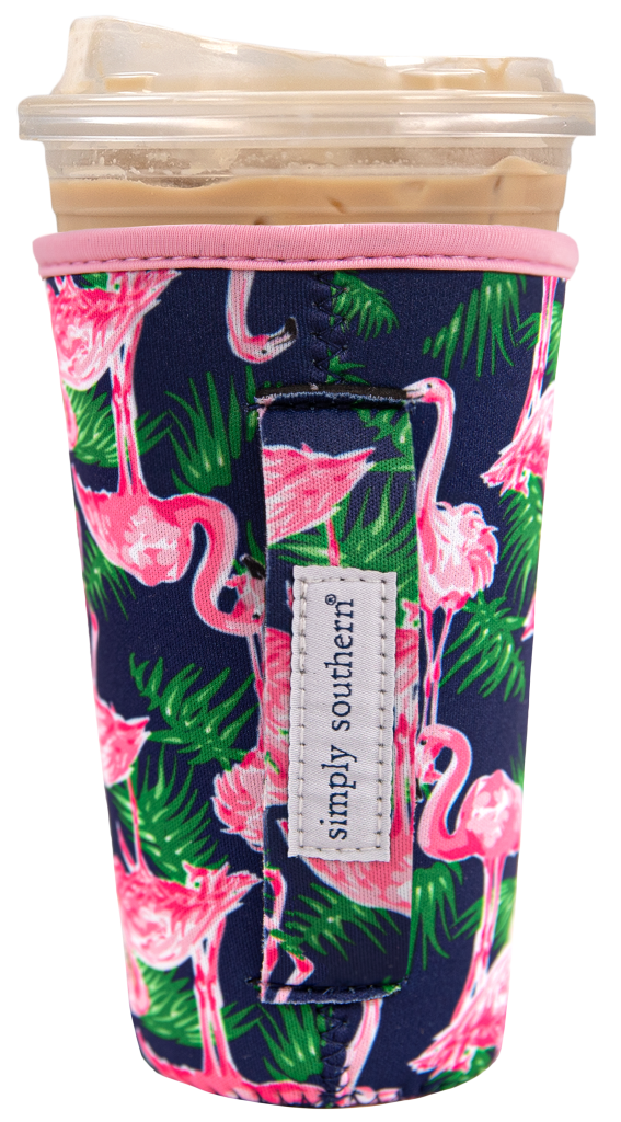 Simply Southern Drink Holder Large(30-32oz) Flamingo