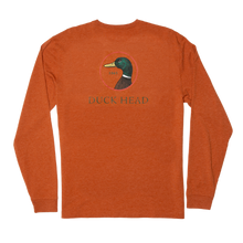 Load image into Gallery viewer, Duck Head Logo LS Tee - Bombay Orange