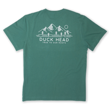 Load image into Gallery viewer, Duck Head Mountain Patch SS Tee - Spruce Green