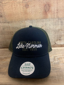 Legacy Navy/Dark Olive Trucker LPS w/ The Splitee - Lake Norman