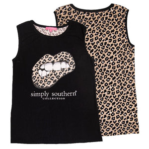 Simply Southern Simply Tank Leopard