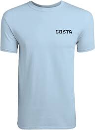 Costa Flag SS Crew - Light Blue