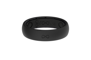GROOVE LIFE Thin Ring Black
